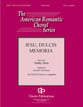 Jesu, Dulcis Memoria SATB choral sheet music cover